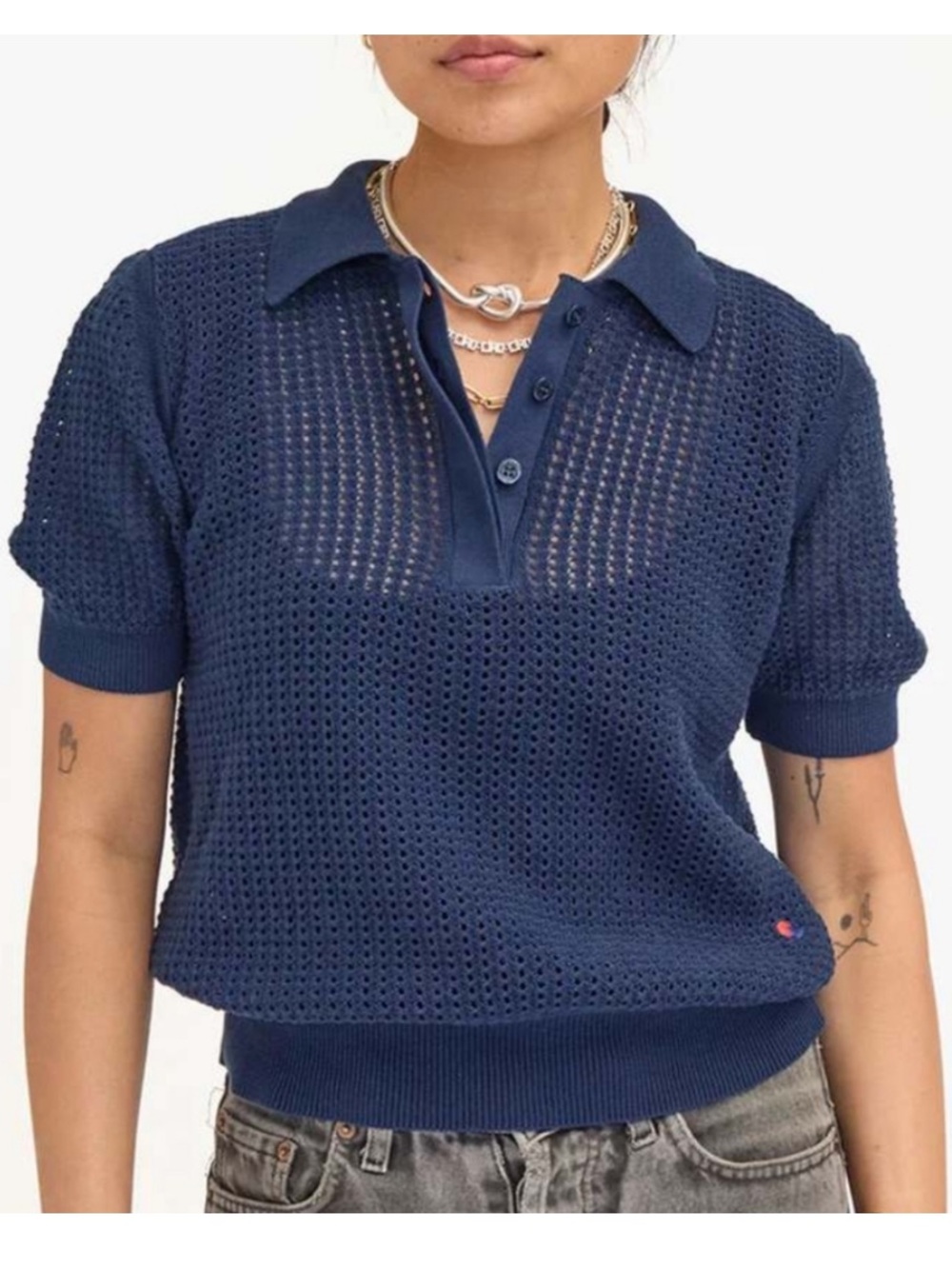 Clare V. Augustine Polo in Navy (L)